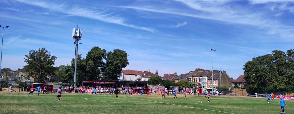 FA cup match at Clapton FC