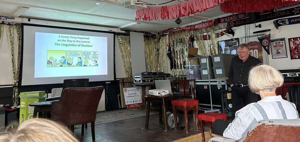 The Linguistics of Humour (& Newham u3a monthly meeting)